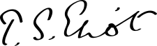 File:TS Eliot Signature.svg