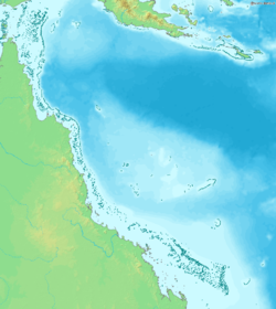 The Great Barrier Reef lies off the coast of Queensland