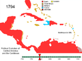 Political Evolution of Central America and the Caribbean 1794.png