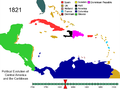 Political Evolution of Central America and the Caribbean 1821.png