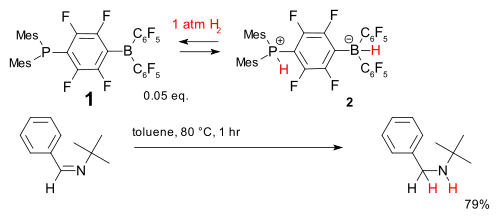 Metal free hydrogenation Phosphine Borane