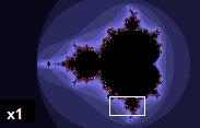 The whole Mandelbrot set