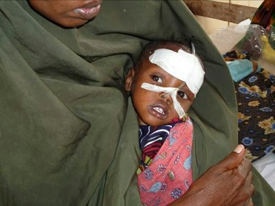 East Africa Famine: Children and SOS staff flee fighting in Mogadishu 