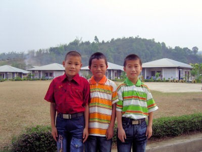 Children at Samneua, Laos