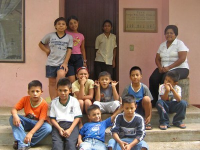 Children from Hampolol in Mexico