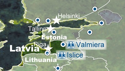 Latvia map