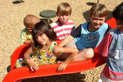 Children playing, Czech Republic