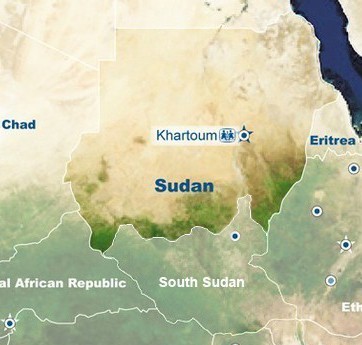 Sudan map