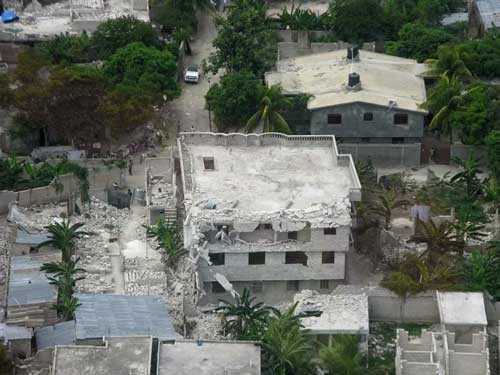 Haiti Earthquake: Buildings adjacent to the SOS Village