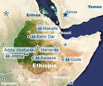 Ethiopia map