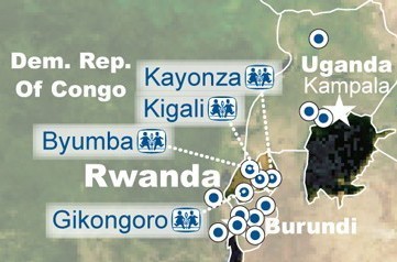 Rwanda Map