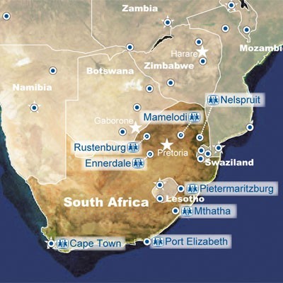 South Africa Map