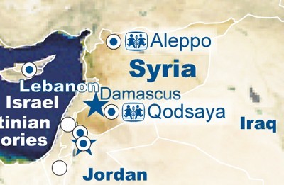 Syria map