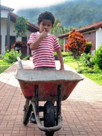 Child from Valle de Angeles, Honduras