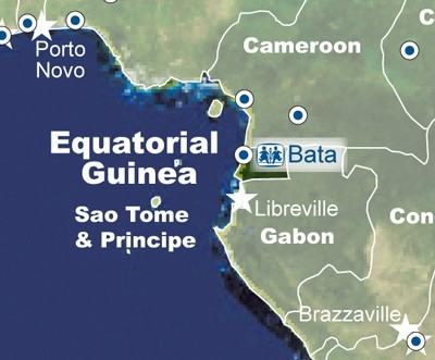 Equatorial Guinea Map