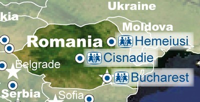 Romania map