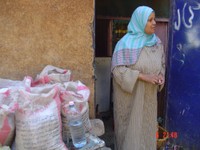 Beneficiary of community support in Cairo, Egypt