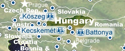 Hungary map